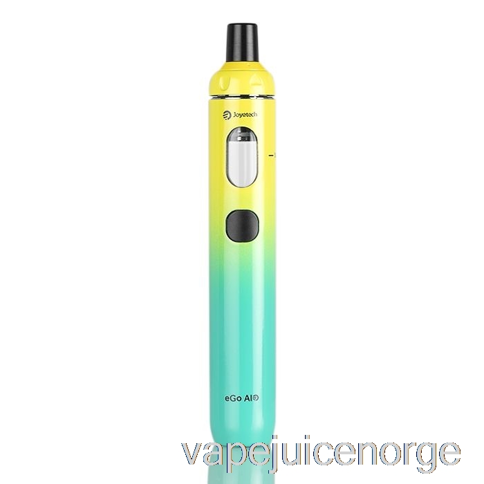 Vape Med Nikotin Joyetech Ego Aio Alt-i-ett Startsett 10-års Jubileumsutgave - Gul / Grønn